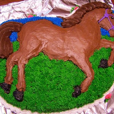 Horse Birthday Cake