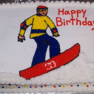 Snowboarder Birthday