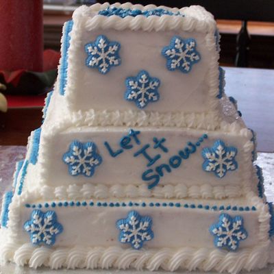 Snowflake Cake