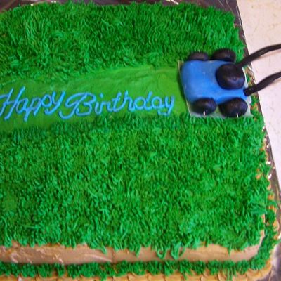 Lawn Mower Cake