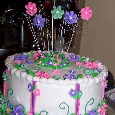 Flower Birthday Cake