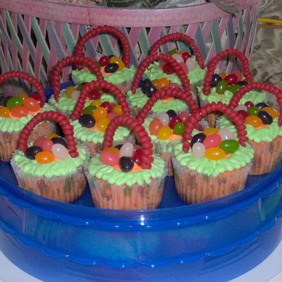 Easter Basket Cupcakes