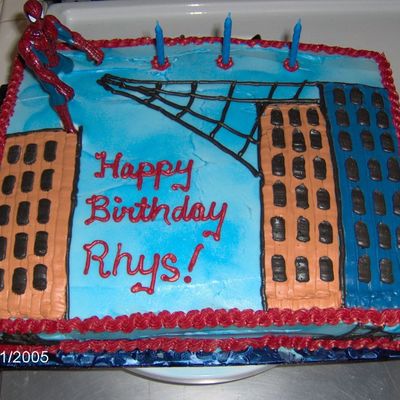 Spiderman Cake