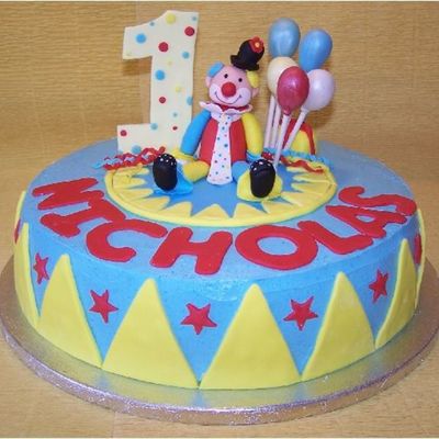 Nicholas' First Birthday Cake