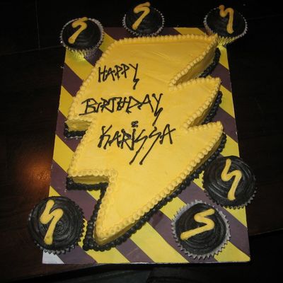 Lightening Bolt Cake