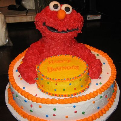 Elmo Birthday Cake