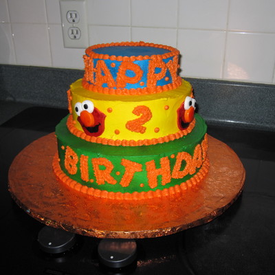 Elmo Cake