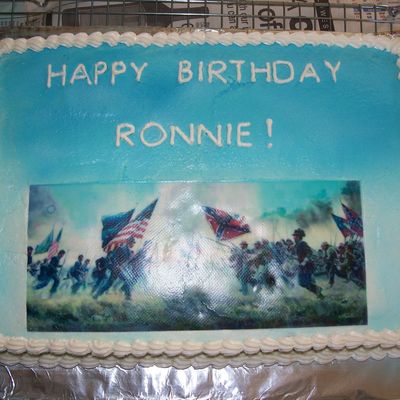 Civil War Birthday Cake