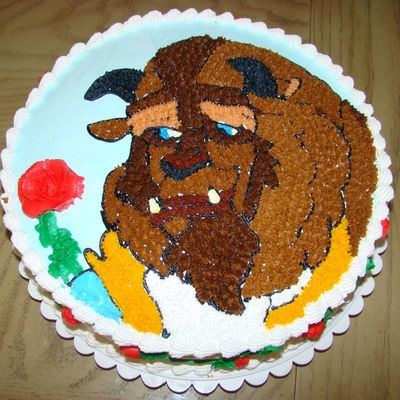Beauty And The Beast Cake
