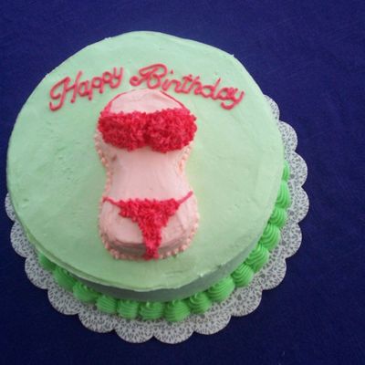 Single Guy Birthday Cake