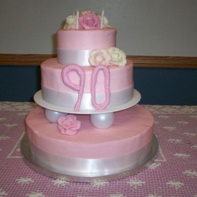 Lee's 90Th Birthday Cake