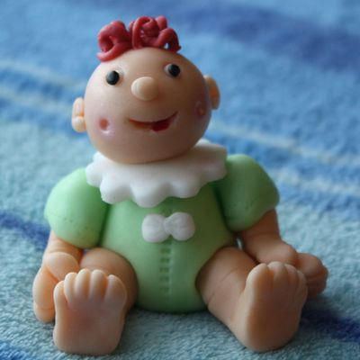 3D Fondant Baby