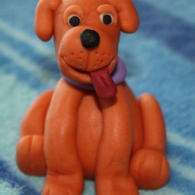 Fondant 3D Puppy