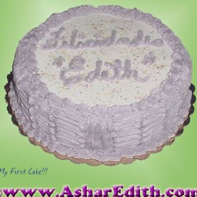 My First Cake Ever!!!