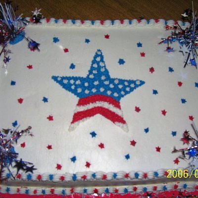 First 4Th Of July Cake