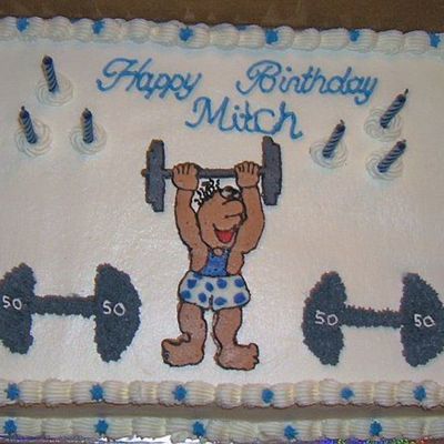 Cartoon Weightlifter