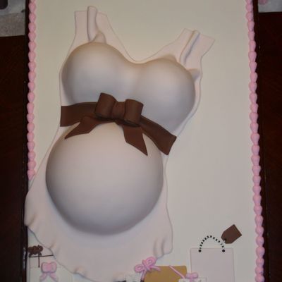 Pregnant Belly Cake