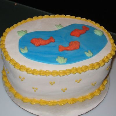 Fish Pond Cake