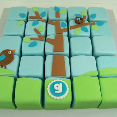 Carri's Baby Shower Mini Cakes