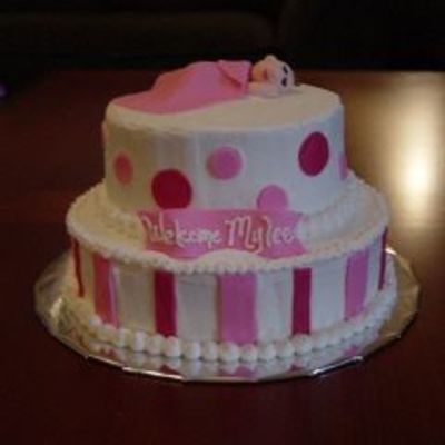Pink Shower Cake