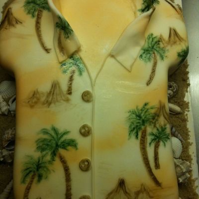 Aloha Shirt Cake