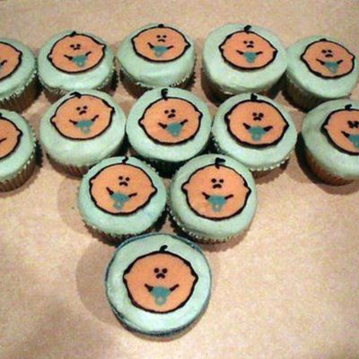 Baby Face Cupcakes
