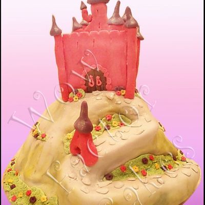 Princess Castle Cake