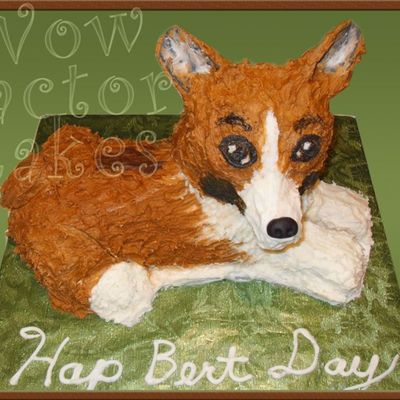 Corgi Dog Cake