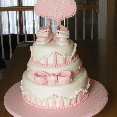Dominique's Baby Shower Cake