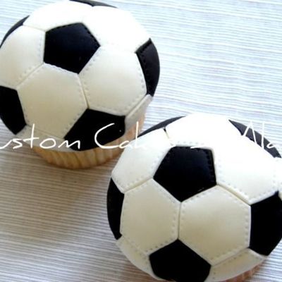 Soccer Cupcakes