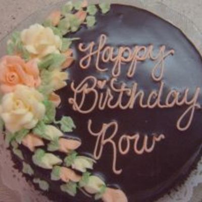 Chocolate Ganache W/ Buttercream Roses