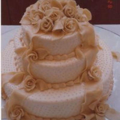 Marzipan Ribbons And Roses