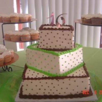 Brown And Green Dots