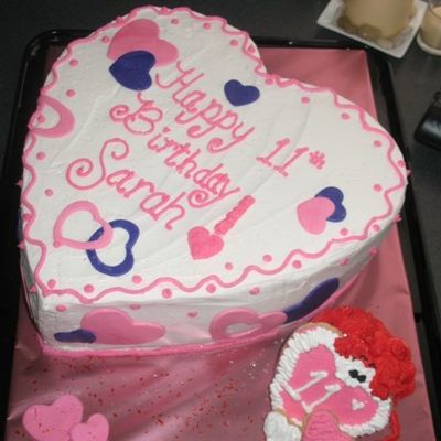 Heart With Lil Devil Cake