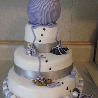 Cat Wedding Cake