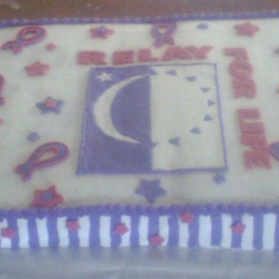 American Cancer Society Relay For Life Cake