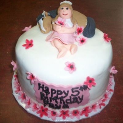 Horse/girl Cake