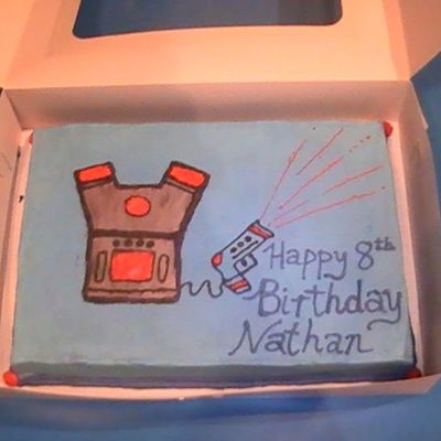 Laser Tag Cake