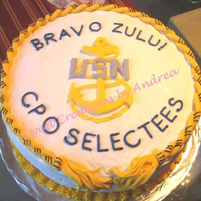 Navy Cpo Cake For Selectees