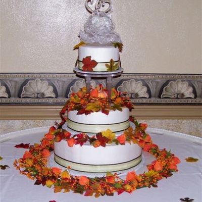 Fall Theme, Three Tier, Bc & Silks