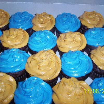 Cupcakes For Greek Picnic