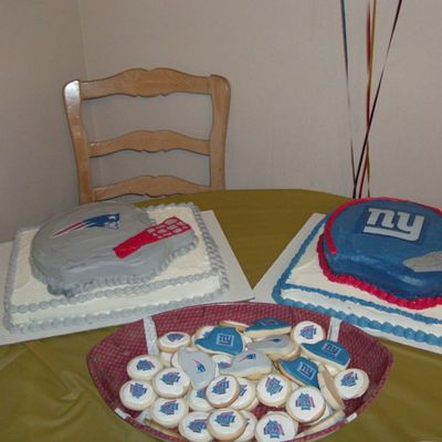 Super Bowl Xlii Cakes And Cookies