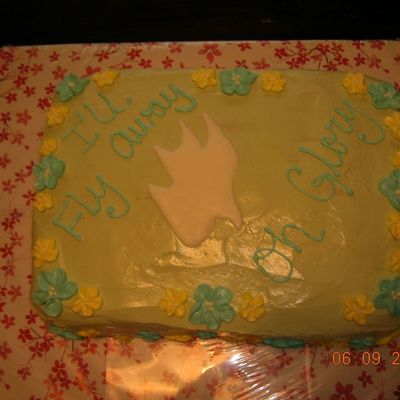 Memorial Service Cake