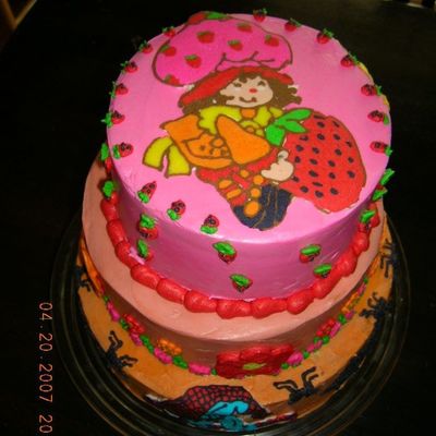 Fun 2Nd Practice Stacked Cake, Top View