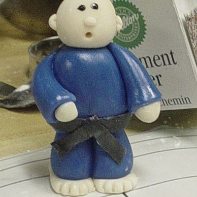 Jiu Jitsu Cake Topper