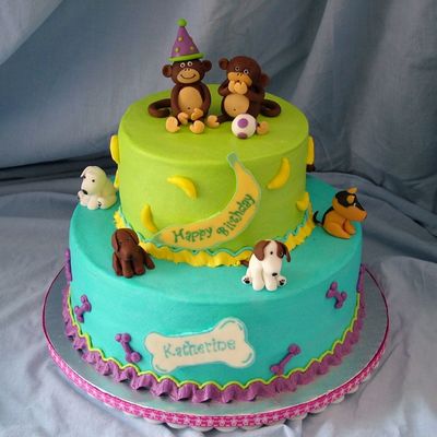 Monkey Dog Cake