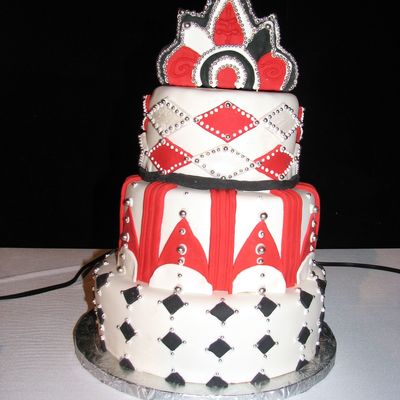 Red, Black And White