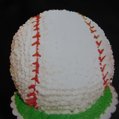 Baseball Cake For Dad's Birthday