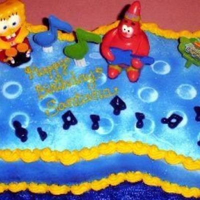 Spongebob Birthday Cake