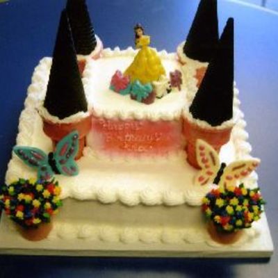 Princess Castle Cake